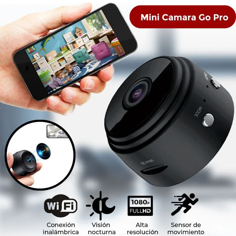 MINI CAMARA PRO WIFI DE SEGURIDAD PARA HOGAR
