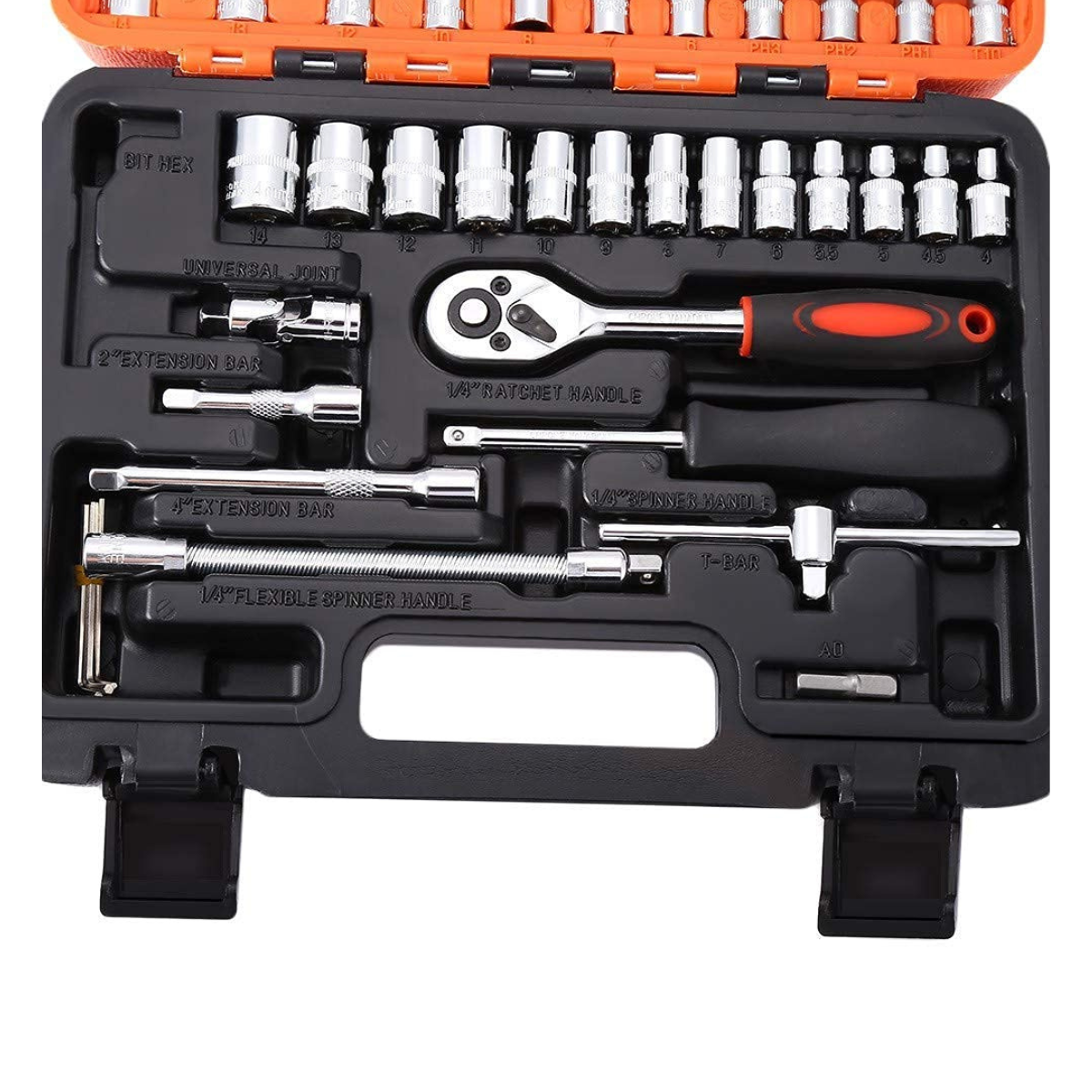 CAJA DE HERRAMIENTAS PORTATIL DE 53 PIEZAS