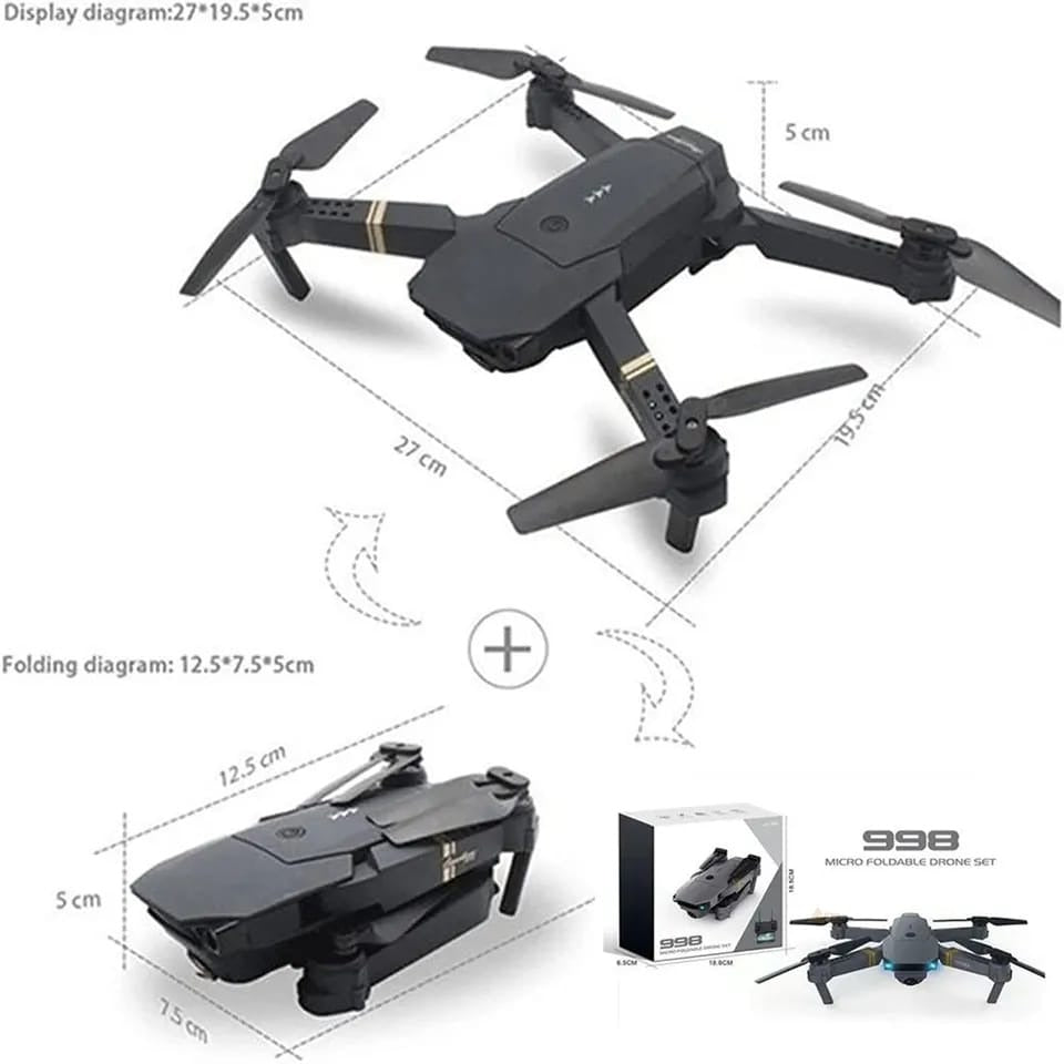 DRONE CON CAMARA 4K PLEGABLE