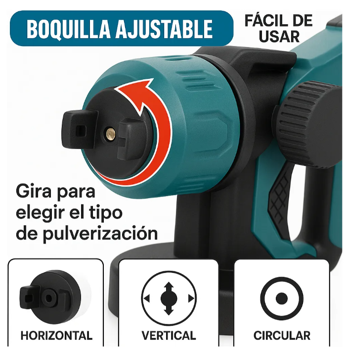 PISTOLA INALAMBRICA PARA PINTAR
