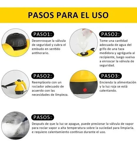 LIMPIADOR A VAPOR PORTATIL MULTIUSO