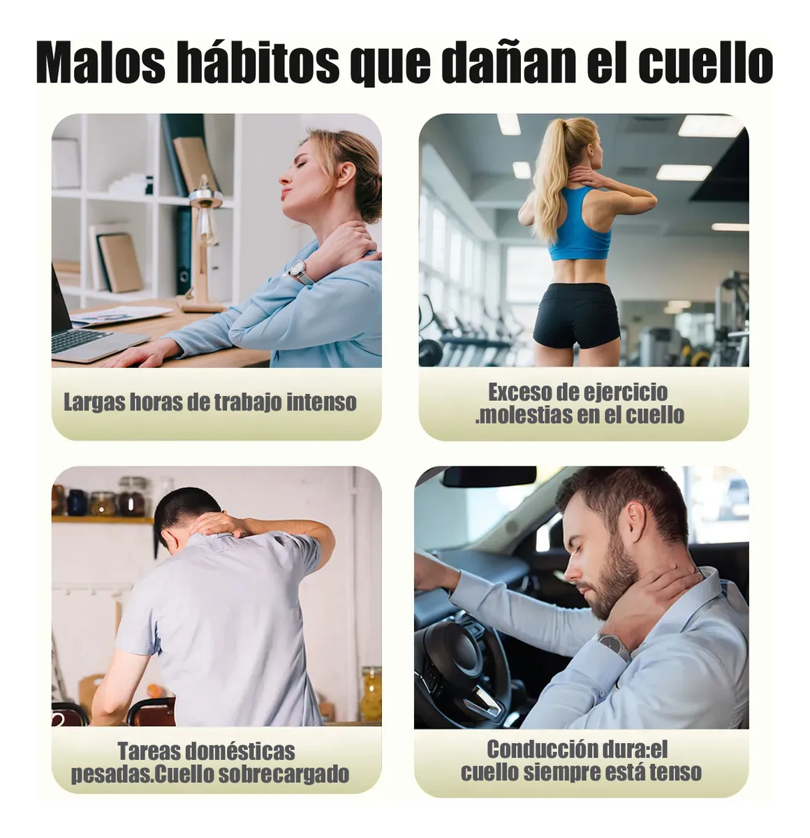 MASAJEADOR ELECTRICO 4D PARA CUELLO Y HOMBROS