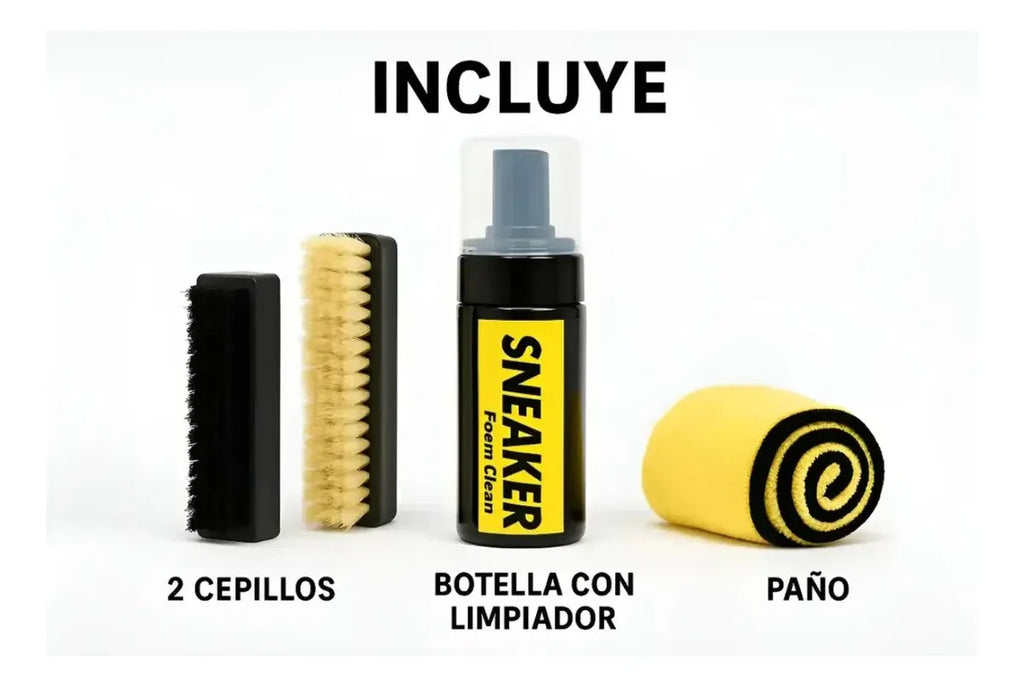 KIT LIMPIEZA ZAPATILLAS ESPUMA