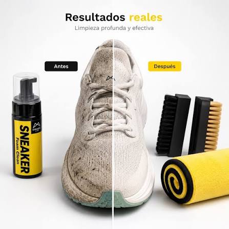 KIT LIMPIEZA ZAPATILLAS ESPUMA
