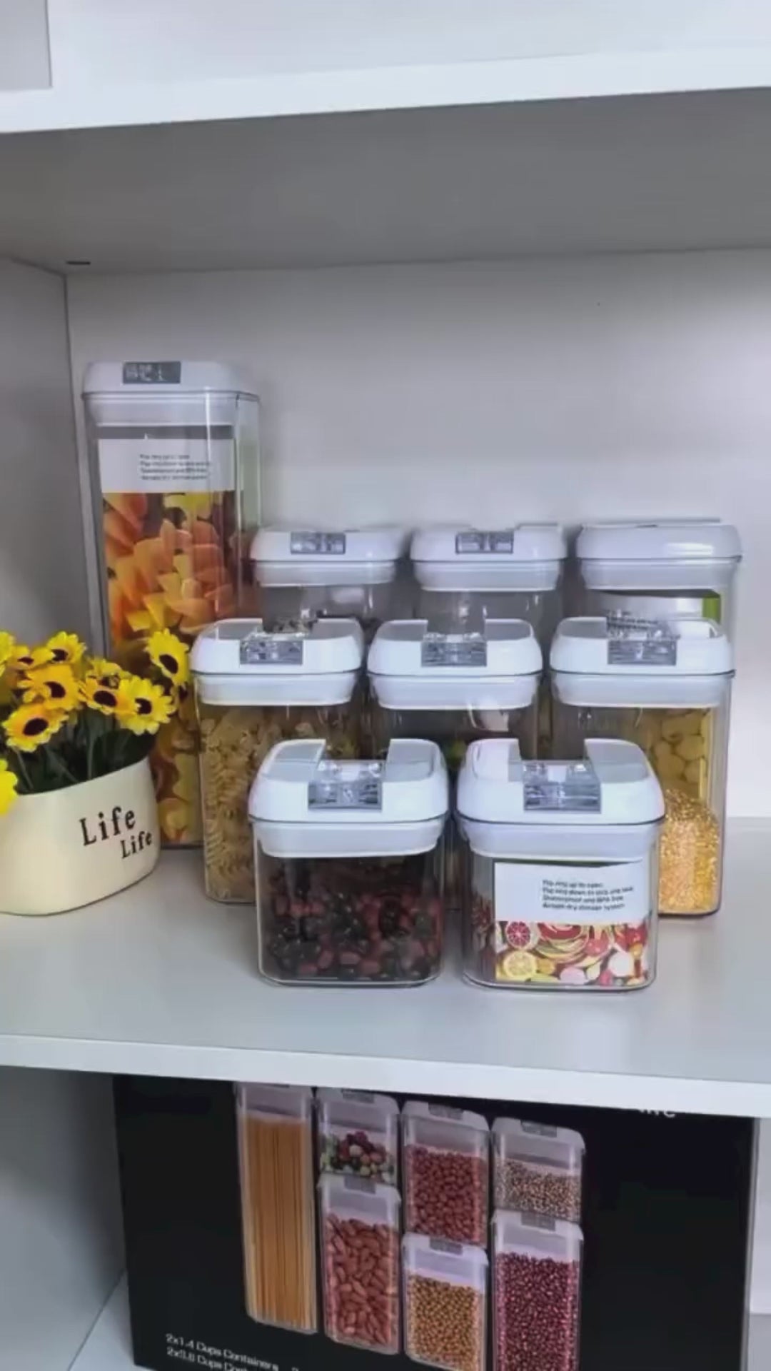 SET DE 7 CONTENEDORES HERMETICOS PARA ALIMENTOS